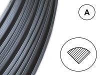 Сварочный пруток ПА черный- профиль А