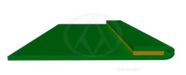 Форма места соединения: с подворотом