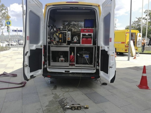 Рабочий отсек роботизированной телеинспекционной системы HIGHLANDER